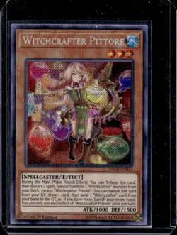 2019 Yu-Gi-Oh The Infinity Chasers 1st Edition Witchcrafter Pittore #INCH-EN015 - Image 1