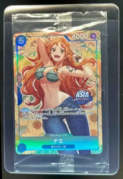 2025 One Piece Japanese Asia Mini Tin Nami Promo Sealed #P-112 - Image 1