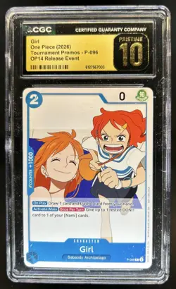 2026 One Piece Girl Tournament Promos OP14 Release Event #P-096 CGC 10 Gold - Image 1