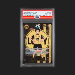 [PSA 10] Monkey D Luffy ST13-003 BVB Borussia Dortmund ONE PIECE Matchday Promo - Image 1