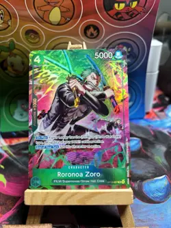 ONE PIECE ZORO OP15 TR ENG - OP13-037 Roronoa Zoro Treasure Rare OP-15 - Image 1