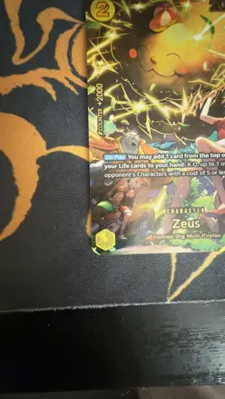 One Piece TCG: OP11-106 Zeus Alt Art SP - Adventure On kami's Island (OP15) ENG - Image 5