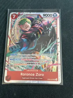 One Piece TCG - Roronoa Zoro EB04-007 SR Adventure On Kami's Island OP15 - ENG - Image 1