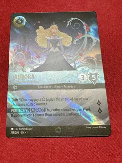 Disney Lorcana Aurora - Dreaming Guardian (Enchanted) 213/204 EN-1 Holo - Image 2