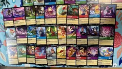 Disney Lorcana Fabled Lot Common+Uncommon+Rare+Super Rare Set of 125 - Image 4