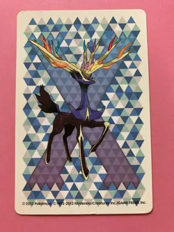 Pokemon X Nintendo Playing Card Pyroar 10 of Clubs Card 2013 Japanese - Image 5
