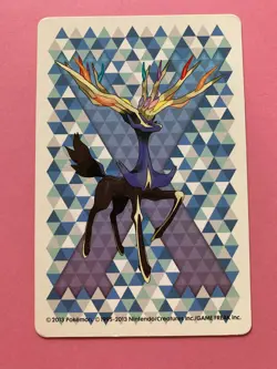 Pokemon X Nintendo Playing Card MEOWSTIC 10 of Diamonds Card 2013 Japanese - Image 5