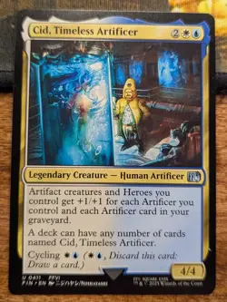 CID, TIMELESS ARTIFICER #411 FFVI - Final Fantasy MTG Magic: the Gathering - Image 1