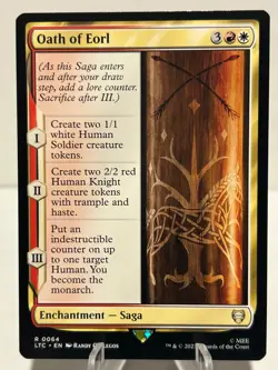 Oath of Eorl 64 R Commander: The Lord of the Rings NM MTG - Image 1