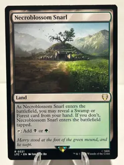 Necroblossom Snarl 321 R Commander: The Lord of the Rings NM MTG - Image 1