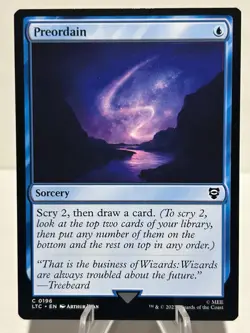 Preordain 196 C Commander: The Lord of the Rings: Tales of Middle-earth NM MTG - Image 1