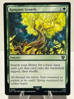 Rampant Growth 257 C Commander: The Lord of the Rings NM MTG - Image 1