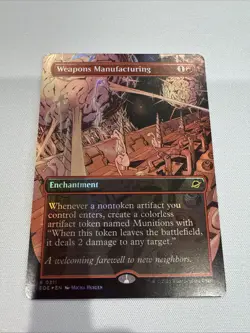 MTG Weapons Manufacturing (Borderless) (311) | Foil | Edge of Eternities (EOE) - Image 1