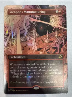 MTG Weapons Manufacturing (Borderless) (311) | Foil | Edge of Eternities (EOE) - Image 2