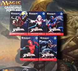 SDCC Comic-Con Exclusive 2025 Magic The Gathering MTG Spider-Man Welcome Deck - Image 1