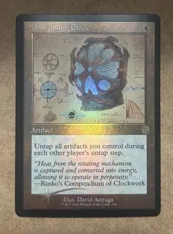 Foil * Unwinding Clock (Schematic) The Brothers’ War - LP MTG - Image 1