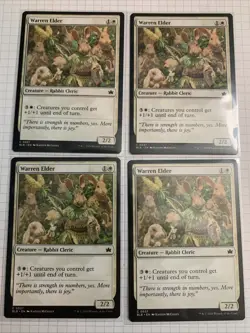 x4 Warren Elder - 0037 - Bloomburrow MTG (BLB) - C - Regular - Image 1