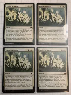 x4 Rabbit Response - 0026 - Bloomburrow MTG (BLB) - C - Regular - Image 1