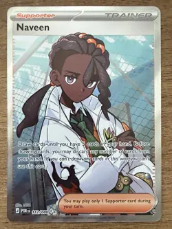 Naveen 112/088 - Perfect Order - Pokemon TCG - Full Art - PACK FRESH MINT - Image 1