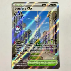 Lumiose City 111/088 Full Art Ultra Rare - Pokemon TCG Perfect Order - Near Mint - Image 1