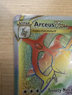 Pokemon Swsh09 Arceus VSTAR TCG Card 176/172 Brilliant Stars Secret Pokemon NM - Image 2