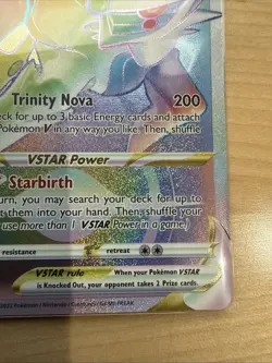 Pokemon Swsh09 Arceus VSTAR TCG Card 176/172 Brilliant Stars Secret Pokemon NM - Image 4