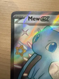 Pokemon TCG Mew EX 216/091 Paldean Fates Full Art Shiny Ultra Rare NM Condition - Image 3
