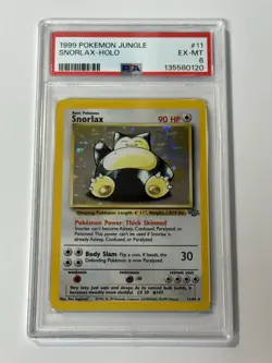 Pokemon Snorlax 11/64 Jungle Holo - Image 1