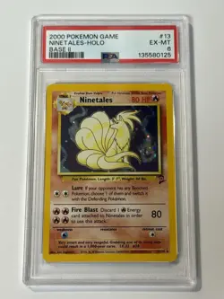 Pokemon Ninetales 13/130 Base Set 2 Holo - Image 1