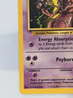 Pokemon TCG Mewtwo #14 Wizards of the Coast Black Star Promo - NM SEE PHOTOS - Image 2