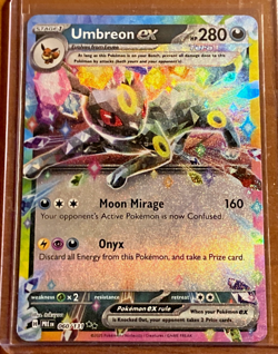 2025 Pokemon Prismatic Evolutions Umbreon ex Double Rare #060/131 - Image 1