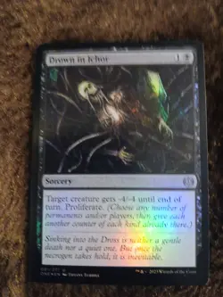 MTG Foil Drown in Ichor Phyrexia All Will Be One NM-M Condition - Image 1