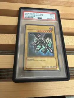 (US) English 1st Edition PSA 9 - Red Eyes Black Dragon SDJ-001 Yugioh Yu-gi-oh - Image 2