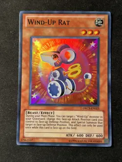 Wind-Up Rat - ORCS-EN023 - Super Rare Unlimited NM Yugioh - Image 1