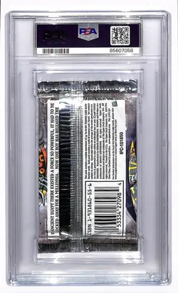 2002 Yu-Gi-Oh! Metal Raiders 1st Edition Sealed Hobby Pack PSA 9 MINT - Image 2