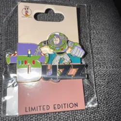 Disney Employee Center Toy Story Buzz Character Name Pin - Image 1