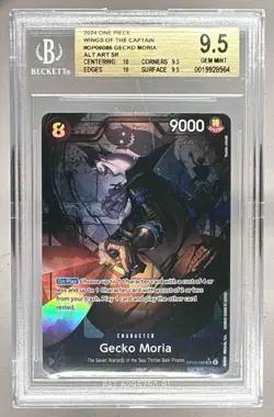 0019928564 8564 Gecko Moria 2024 One Piece The Best #OP06-086 Super Rare BGS 9.5 - Image 1