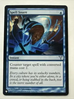 MTG Spell Snare 33/180 U The List Reprints NM - Image 1