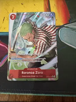 Roronoa Zoro OP14-015 Alt Art Rare One Piece TCG English - Image 1