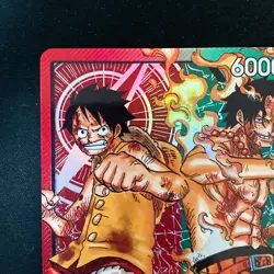 Luffy & Ace L ST30-001 Start Deck EX ONE PIECE Card Japanese #50527 - Image 3