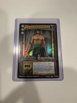 Bandai One Piece CCG HOLO Roronoa Zolo Zoro The Never-Ending Road Of The Sword - Image 1