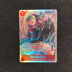 Bandai One Piece Roronoa Zoro EB04-007 SR 9000 English - Image 2