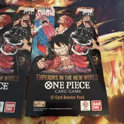 One Piece OP-09 Emperors in the New World Booster Pack Sealed English Lot Of 2 - Image 3