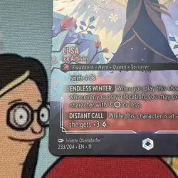 Disney Lorcana Winterspell Elsa Ice Artisan Enchanted 233/204 CLEAN NM SEE PICS - Image 5