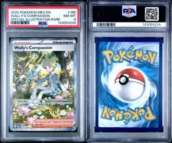 2025 Pokemon Wally's Compassion Special Illustration Rare #186/132 PSA 8 - Image 3