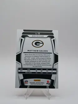 2025 Panini Certified #116 Matthew Golden Rookie Card Mirror Orange #/150 - Image 2