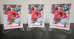 (3) 2019 Topps SHOHEI OHTANI #600 2nd Year (Pitching) Rookie Cup Lot ANGELS - Image 1