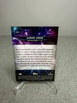 2025 Topps Cosmic Chrome Aaron Judge Planetary Pursuit Sun #PPS-1 Yankees - Image 2