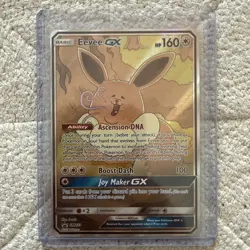 Pokemon TCG Eevee Full Art GX Promo SM233 Sun And Moon Black Star Mint Card - Image 1