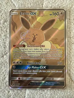 Pokemon TCG Eevee Full Art GX Promo SM233 Sun And Moon Black Star Mint Card - Image 2